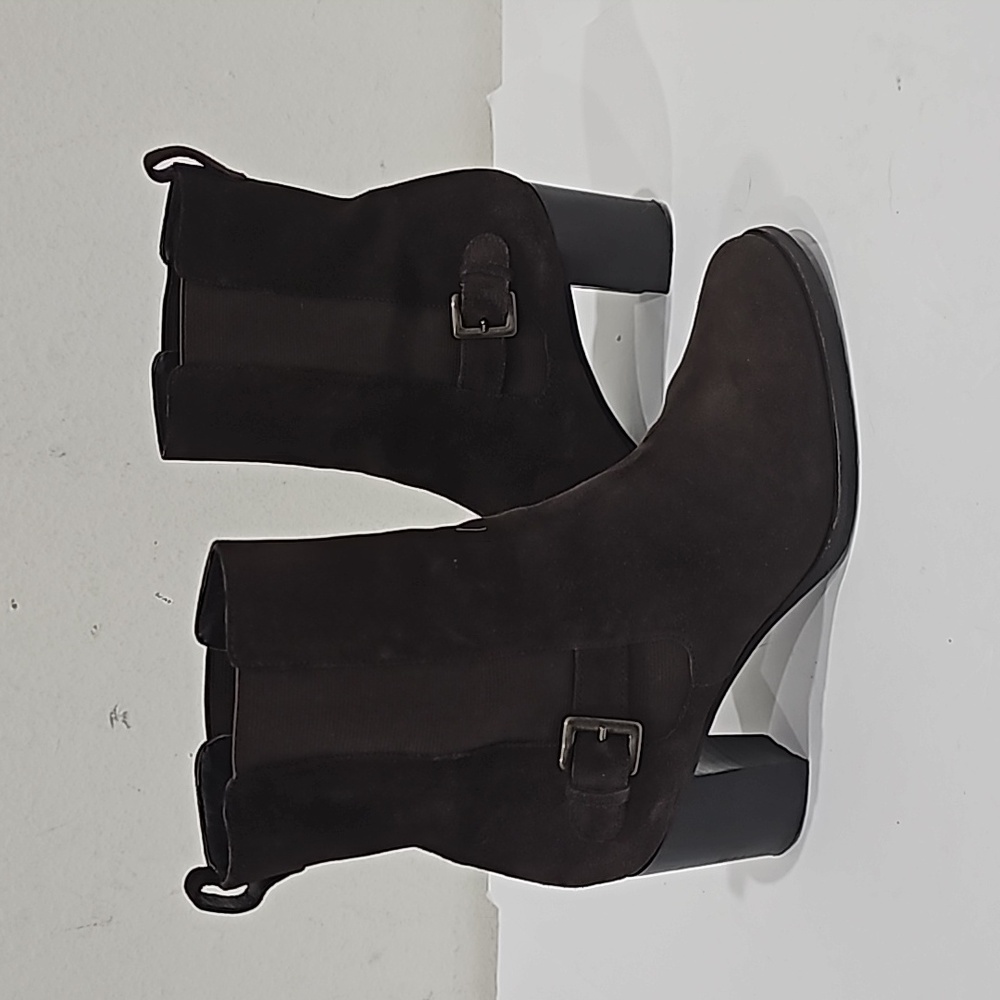 Cole Haan Brown Suede Chelsea Ankle Boots oots Sz 9 Mid Calf